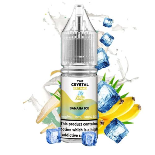 Banana Ice The Crystal Pro Max Nic Salts Eliquid 10ml NYKecigs.com The Gourmet Vapor Shop