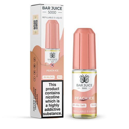 Bar Juice 5000 Salt peach ice shake NYKecigs The Gourmet Vapor Shop