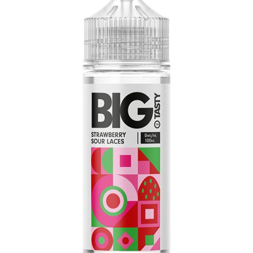 Big Tasty Candy Rush Strawberry Sour Laces E Liquid 120ml NYKecigs.com The Gourmet Vapor Shop