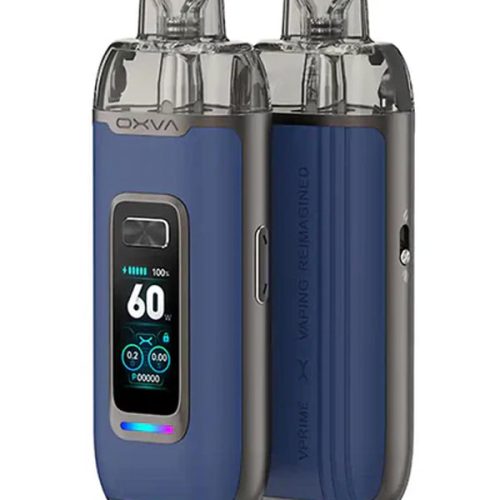 Blue Leather Oxva vPrime Pod Vape Kit NYKecigs