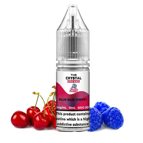 Blue Razz Cherry The Crystal Pro Max Nic Salts Eliquid 10ml NYKecigs.com The Gourmet Vapor Shop