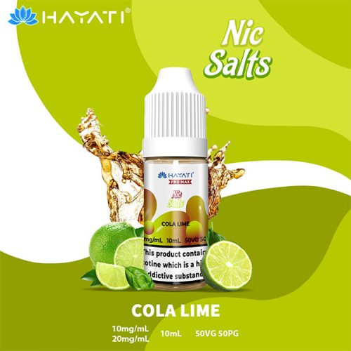 Cola Lime 1 Hayati Crystal Pro Max Nic Salt NYKecigs