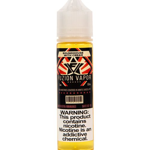 Fuzion Vapor Roundhouse with Cream E-Liquid 60ml NYKecigs.com The Gourmet Vapor Shop