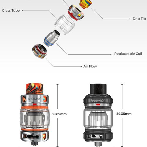 Freemax M Pro 2 spec NYKecigs The Gourmet Vapor Shop