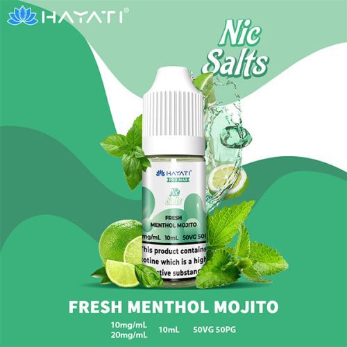 Fresh Menthol Mojito 1 Hayati Crystal Pro Max Nic Salt NYKecigs