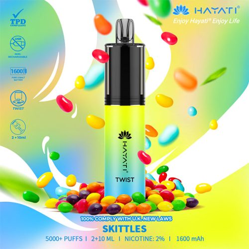 Hayati Twist 5000 Skittles Disposable NYKecigs 1 1