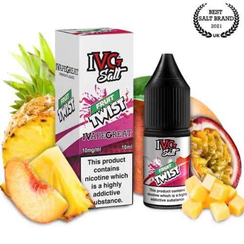 IVG Fruit Twist Nic Salt E Liquid 10ml NYKecigs The Gourmet Vapor Shop