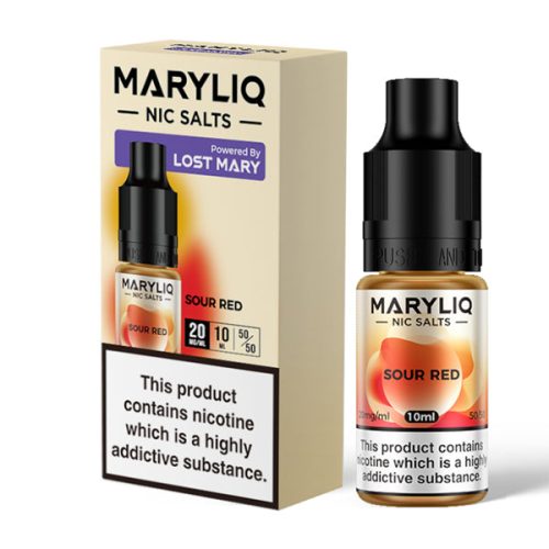 Maryliq Sour Red Nic Salt Eliquids NYKecigs 1