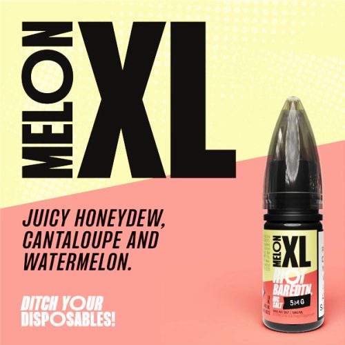 Melon XL1 BAR EDTN Riot Squad Nic Salts ELiquid NYKecigs The Gourmet Vapor Shop