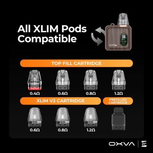 Oxva Xlim SQ Pro Kit all pods compatiable NYKecigs