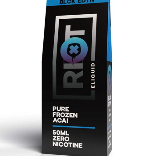 Riot Squad BLCK EDTN Pure Frozen Acai E-Liquid 60ml NYKecigs The Gourmet Vapor Shop