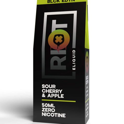 Riot Squad BLCK EDTN Sour Cherry Apple E-Liquid 60ml NYKecigs The Gourmet Vapor Shop