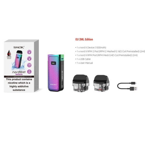 SMOK Nord X Contents NYKecigs The Gourmet Vapor Shop