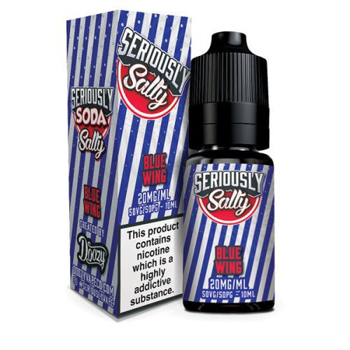 Seriously Salty SODA Blue Wing Salt E Liquid 10ml NYKecigs The Gourmet Vapor Shop