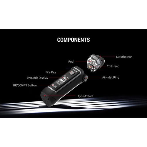 Smok IPX80 80W Pod Kit Components NYKecigs The Gourmet Vapor Shop