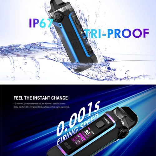 Smok IPX80 80W Pod Kit Spec NYKecigs The Gourmet Vapor Shop