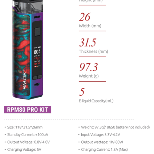 Smok RPM80 18650 2