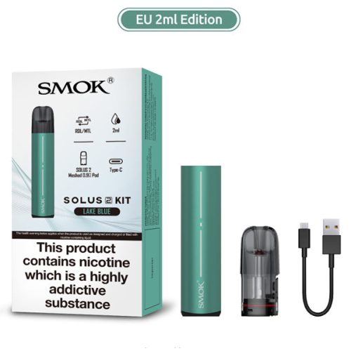 Smok Solus 2 Pod Kit contents NYKecigs The Gourmet Vapor Shop