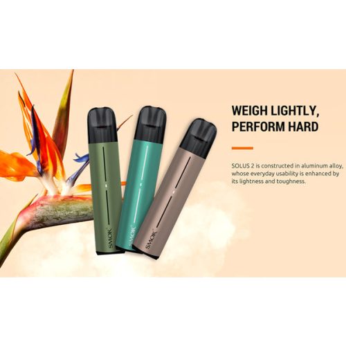 Smok Solus 2 Pod Kit light colours NYKecigs The Gourmet Vapor Shop