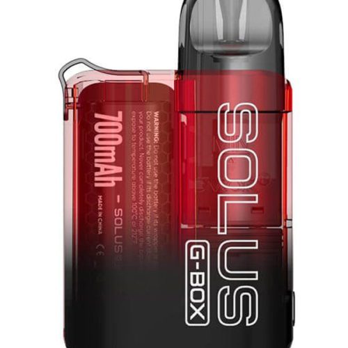 Smok Solus G Box Pod Kit Transparent Red NYKecigs