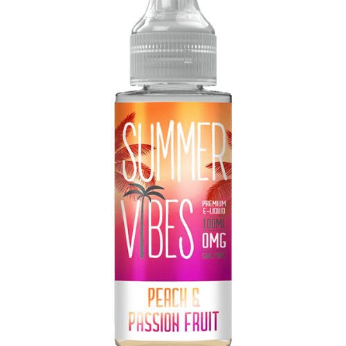 Summer Vibes Peach & Passion Fruit E Liquid 120ml NYKecigs The Gourmet Vapor Shop