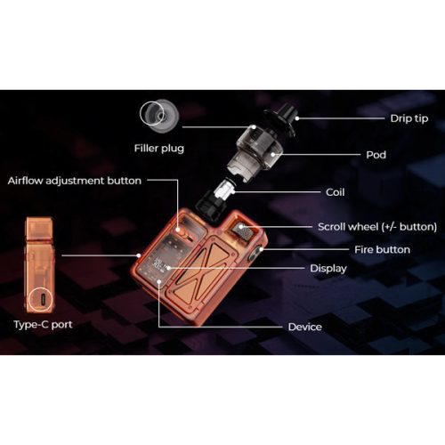 Uwell Crown M Pod Kit Spec NYKecigs The Gourmet Vapor Shop