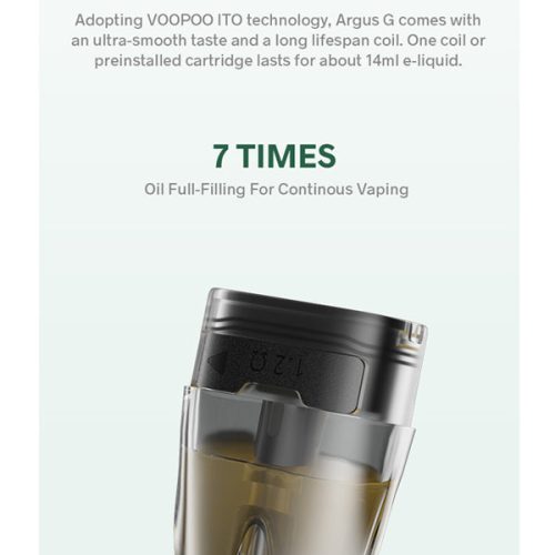 Voopoo Argus G Pod Kit 25W long lasting pods NYKecigs The Gourmet Vapor Shop