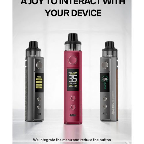 Voopoo DRAG H80S Pod Kit 80W New User Interface Display NYKecigs The Gourmet Vapor Shop