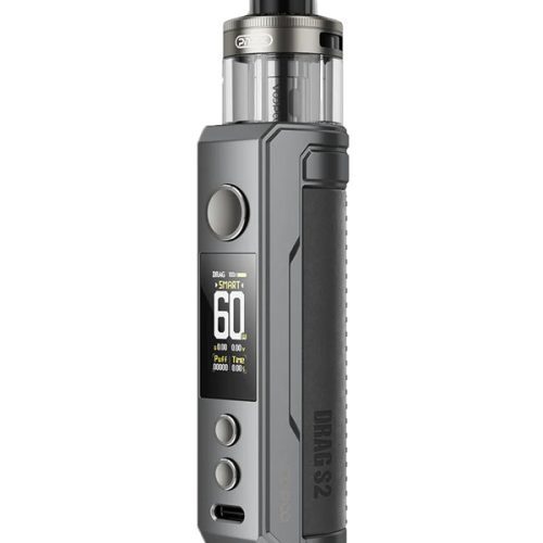 Voopoo Drag S2 Pod Mod Kit available in Gray Metal at NYKecigs.com