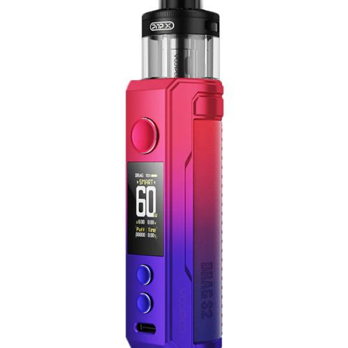 The Modern Red Voopoo Drag S2 Kit 60W Power all day at NYKecigs.com