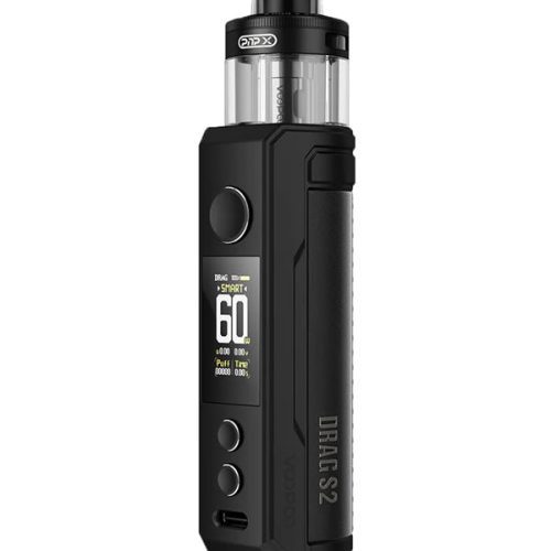 Spray Black Voopoo Drag S2 Kit with NEW PnP-X Coil technology