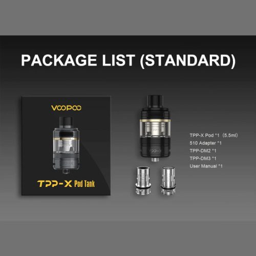 Voopoo TPPX Pod Tank contents The Gourmet Vapor Shop NYK Vape NYKecigs