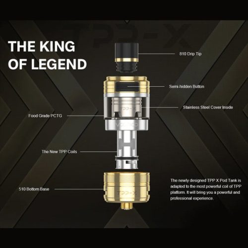 Voopoo TPPX Pod Tank detail The Gourmet Vapor Shop NYK Vape NYKecigs